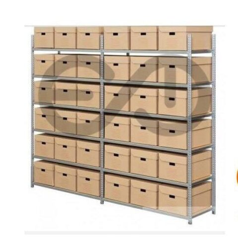 Estantería Metálica para Cajas de Archivo